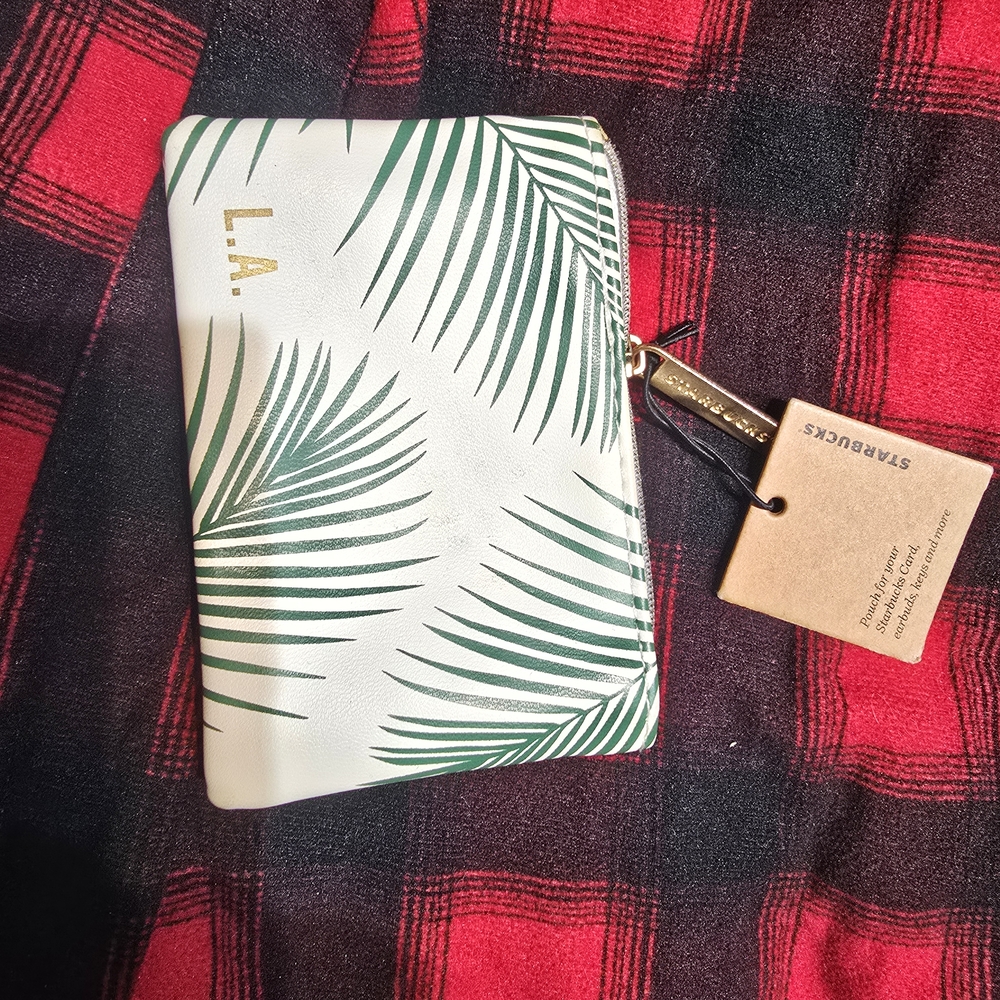 Starbucks Palm Leaf Pouch